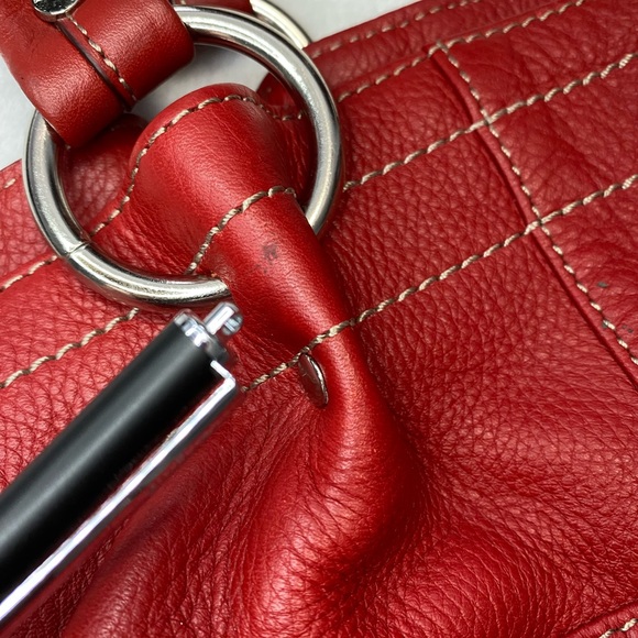 EUC Tignanello Red Leather bag - Picture 15 of 15